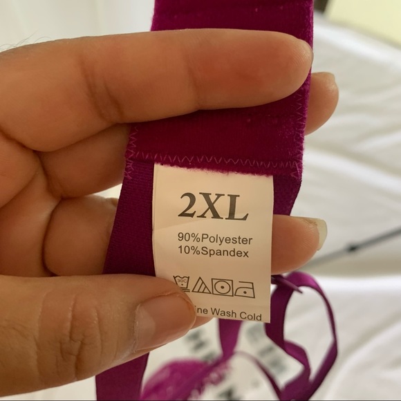 SHEIN plus floral lace underwire lingerie set - Picture 9 of 12